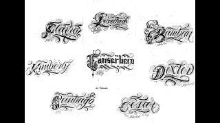 Name tattoo design on hand || latest tattoo font design || lettering for Tattoo