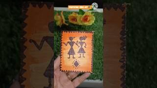 #minivlog#Tribal art#Tribal painting of India #Warli Art #shorts #shortvideo #warlidrawing