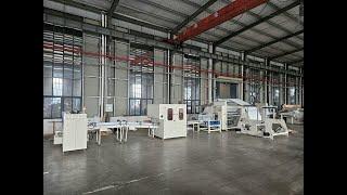 New design bottom drawing facial tissue paper making machine production line #facialtissuemachine