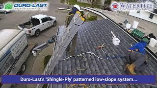 Duro-Last Shingle-Ply Patterned Low-Slope Roofing