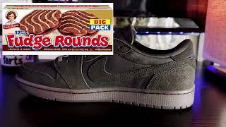 Travis Scott Jordan 1 Low Velvet Brown - Story Time *Watch Til the End