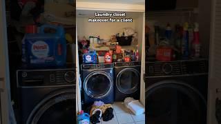 Laundry closet makeover for a client. I can’t believe it’s been two years since I did this project!