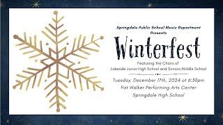 Sonora Middle School & Lakeside Junior High School Choirs | Winterfest