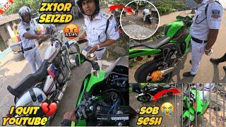 I Quit YouTube! || Zx10r Seized 