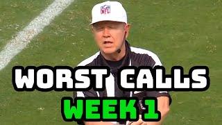 Top 5 Worst Referee Calls of Week 1 | NFL 2020 highlights HD