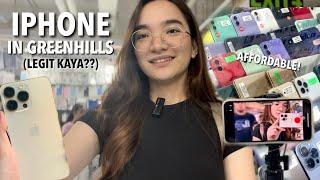 BUYING IPHONE IN GREENHILLS! (legit and affordable kaya??)  | DENAYS ANN