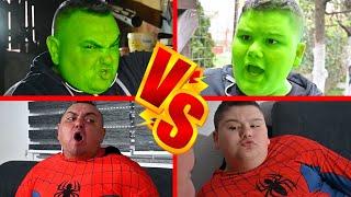 Superhero Son VS Superhero Father