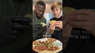 Steak Tacos w/@ChefRush #shorts #steak #tacos #cooking #food  #recipe #trending #strong #fyp