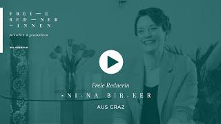 Freie Rednerin Nina Birker aus Graz für Eure Freie Trauung, Trauerfeier oder Willkommensfest