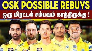 CSK's Potential Rebuys for IPL 2025 Auction!|| #criczip