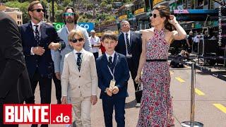 Charlotte Casiraghi :Im süßen Partnerlook: Sasha und Raphaël stehlen der Monegassin die Show