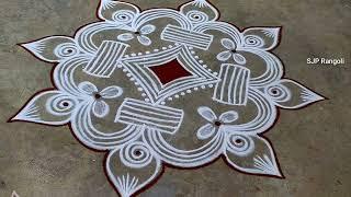 Panguni madham Rangoli  simple padi kolam  easy muggulu