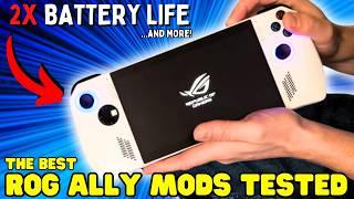 Ultimate ROG Ally Mods: Double Battery Life, Hall Effect Sticks & More!