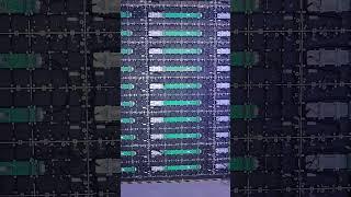 4K high definition LED display screen waiting for LED modules to be installed #4K #leddisplay