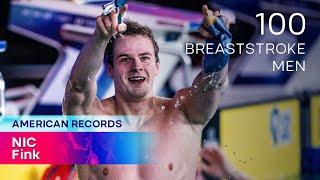 American Record Nic Fink - Men’s 100m Breaststroke | ISL SEASON 3