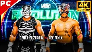 AEW Fight Forever | Penta El Zero M vs Rey Fenix | PC Gameplay 4K # #aew