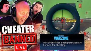 WE GOT A HACKER BANNED *LIVE* ON WARZONE!