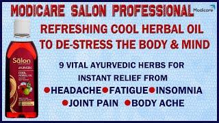 Modicare Ayurvedic Cool Herbal Hair Oil II Product Review & Benefits