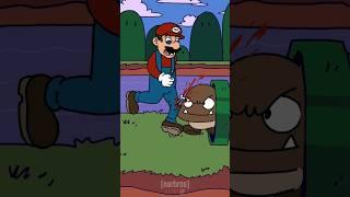 When Mario is Hit By A Goomba