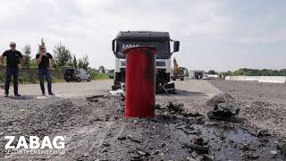 ZABAG Security Engineering GmbH - Bollard-Crashtest