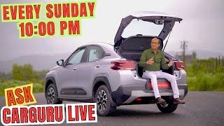 Family Car in 7 Lakhs ⭐️ Nissan, Citroen, Hyundai, Tata, Maruti & Renault  Live With CARGURU