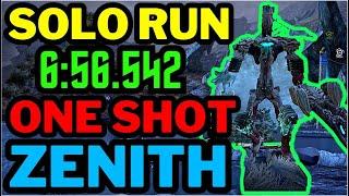 SOLO RUn 6:56.542 | BUILDS | HILDRYN'S PATCH | WARFRAME | EIDOLONS | ZENITH