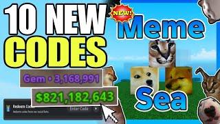 *NEW CODES* ROBLOX MEME SEA CODES 2025 APRIL | MEME SEA CODES GEMS | MEME SEA CODES MONEY