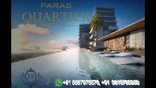 Paras Quartier || 4BHK 5350sqft Ultra luxury Apartment (Q Tower) Sample Flat Detail || Infinity Pool