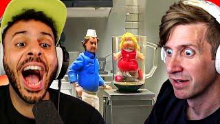 Reacting to WILD Robot Chicken moments