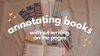 how to annotate books without writing on the pages  | Filipino Booktuber 