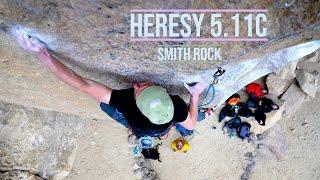 Heresy 5.11C - Smith Rock, Oregon