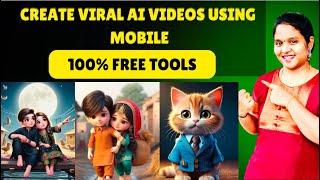 How to create Viral AI videos using Mobile in Telugu| Create AI videos using free Tools|#ai #aivideo