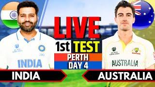 India vs Australia, 1st Test, Day 4 | IND vs AUS Live Match | Live Cricket Match Today, 2nd Session