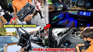 Unique sub-woofer and ambient lights in our creta | Creta Base to Top Conversion | Part - 5