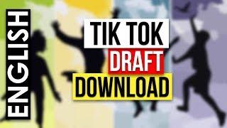 How to Save Tik Tok Draft Video in Gallery Without Posting