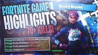 Fortnite | The highest kill record 70 kills