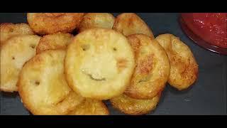 FACCINE SORRIDENTI DI PATATE PATATINE SMILE! CROCCANTISSIME E FACILI. #chipsrecipe