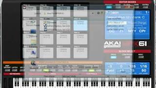 Vyzex Loading Presets on the Akai MPK61