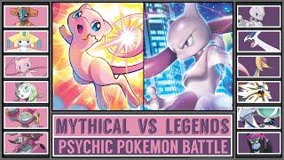 MYTHICAL vs LEGENDS | Psychic Pokémon Battle