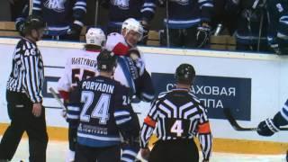 KHL Fight: Max Rybin VS Filip Novak