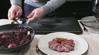 Sosa Home Gourmet recipe | Duck magret with blackcurrant sauce