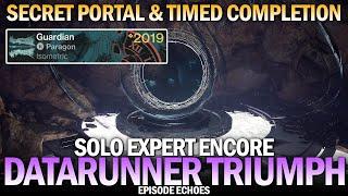 Solo Expert Encore "Datarunner" Triumph - Secret Portal, Timer & Softlock Bug Fix [Destiny 2]