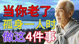 当你老了，孤身一人时，做这四件事来保持健康、快乐和精神强大!