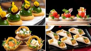 TOP 10 Mini Appetizers That Steal the Show! Party Food Inspiration. Perfect Bite-Sized Appetizers