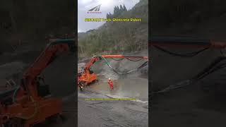 Track Concrete Shotcrete Robot