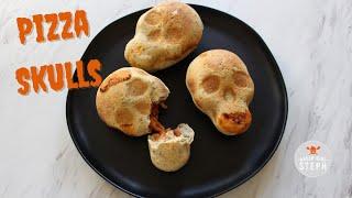 EASY SKULL PIZZA! | Halloween Pizza Skull