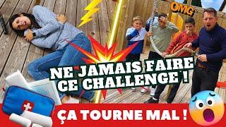 NE JAMAIS FAIRE LE CHALLENGE DE LA CORDE ! MAMAN FINIT AUX URGENCES !