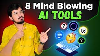 Top 8 Mind-Blowing AI Tools You Need in 2024!  | Free AI Tools for Everyone