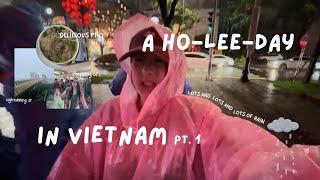 VIETNAM TRAVEL VLOG PT. 1 ️|| danang, golden bridge, han market, marble mountains, pho + more!