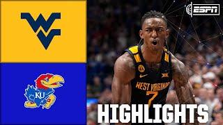 UPSET ALERT  West Virginia Mountaineers vs. Kansas Jayhawks | Full Game Highlights | ESPN CBB